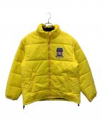 AVIREXアヴィレックス）の古着「ダウンジャケット」｜イエロー