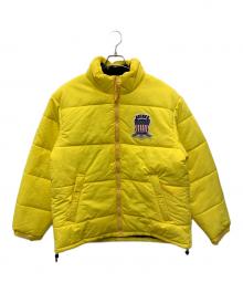 AVIREX（アヴィレックス）の古着「ダウンジャケット」｜イエロー