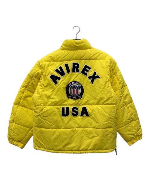 AVIREX（アヴィレックス）AVIREX (アヴィレックス) ダウンジャケット イエロー サイズ:2XL 未使用品の古着・服飾アイテム