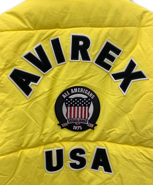 AVIREX（アヴィレックス）AVIREX (アヴィレックス) ダウンジャケット イエロー サイズ:2XL 未使用品の古着・服飾アイテム