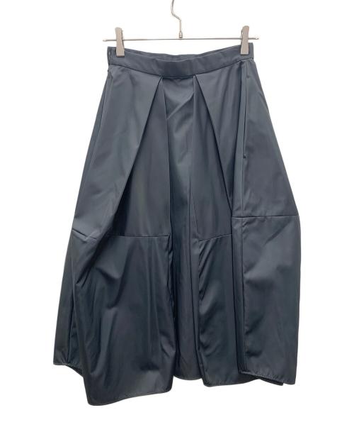 ENFOLD（エンフォルド）ENFOLD (エンフォルド) ナイロンスカート グレー サイズ:38 未使用品の古着・服飾アイテム