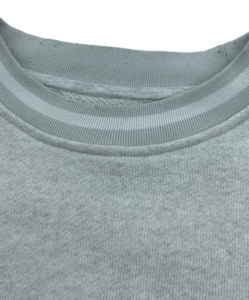 KEBOZ（ケボズ）KEBOZ (ケボズ) NICK GEAR (ニックギア) クルーネックスウェット ライトグレー サイズ:Lの古着・服飾アイテム