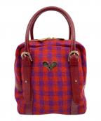 Think Bee!シンクビー!）の古着「ハンドバッグ」｜レッド×パープル