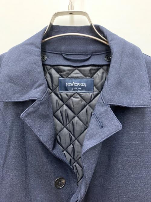 NEWYORKER（ニューヨーカー）NEWYORKER (ニューヨーカー) コート ネイビー サイズ:Mの古着・服飾アイテム