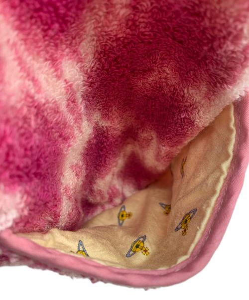 Vivienne Westwood（ヴィヴィアンウエストウッド）Vivienne Westwood (ヴィヴィアンウエストウッド) 巾着 ピンク×ホワイトの古着・服飾アイテム