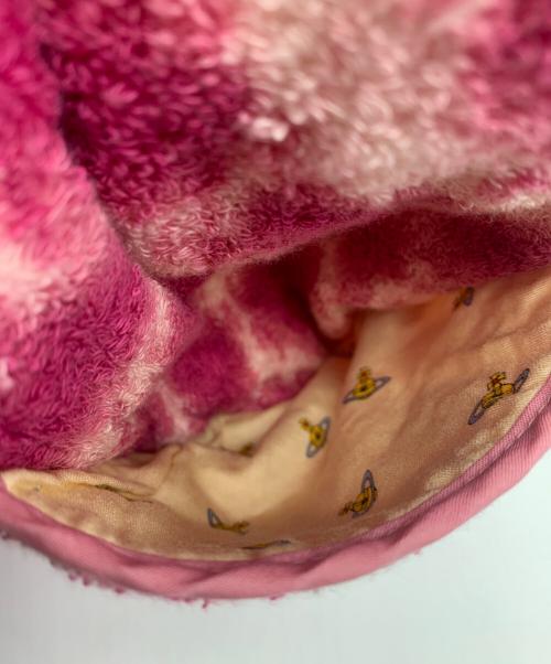 Vivienne Westwood（ヴィヴィアンウエストウッド）Vivienne Westwood (ヴィヴィアンウエストウッド) 巾着 ピンク×ホワイトの古着・服飾アイテム