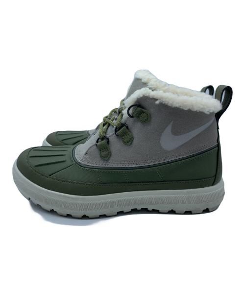 NIKE（ナイキ）NIKE (ナイキ) WMNS WOODSIDE CHUKKA 2 オリーブ×グレー サイズ:25.5の古着・服飾アイテム