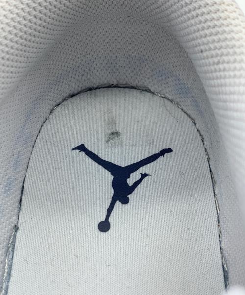 NIKE（ナイキ）NIKE (ナイキ) AIR JORDAN 1 LOW ホワイト×グレー サイズ:27の古着・服飾アイテム