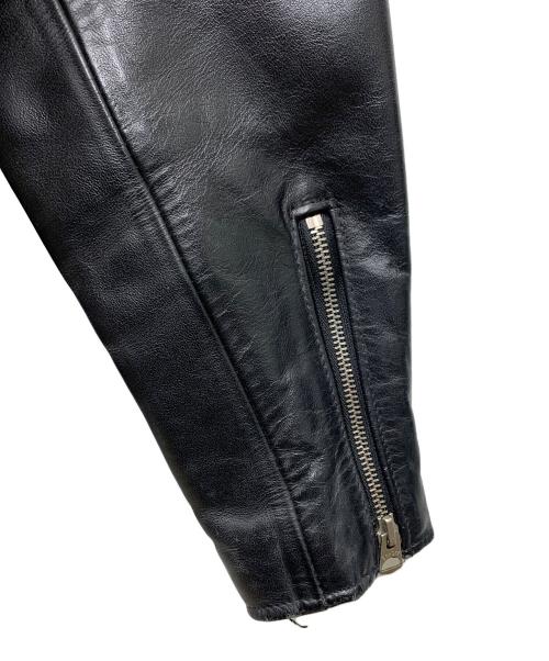 Schott（ショット）Schott (ショット) レザージャケット ブラック サイズ:Lの古着・服飾アイテム