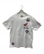 pandiesta japan×HONDAパンディエスタジャパン×ホンダ）の古着「半袖カットソー」｜ホワイト