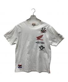 pandiesta japan×HONDA（パンディエスタジャパン×ホンダ）の古着「半袖カットソー」｜ホワイト