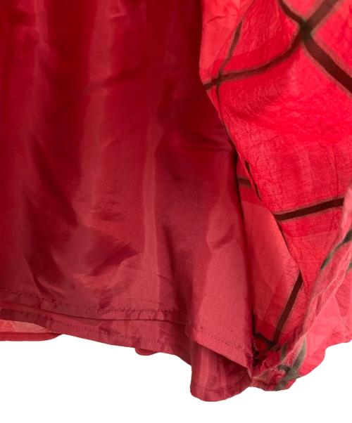 BURBERRY BLUE LABEL（バーバリー ブルー レーベル）BURBERRY BLUE LABEL (バーバリー ブルー レーベル) スカンツ レッド サイズ:36の古着・服飾アイテム