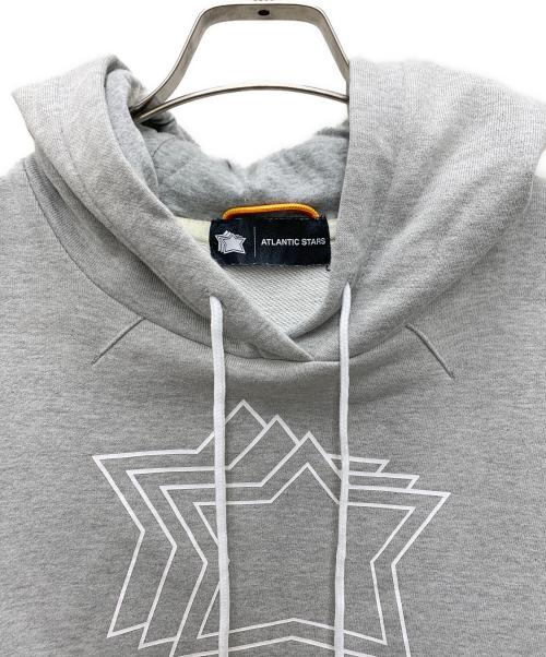 atlantic stars（アトランティックスターズ）atlantic stars (アトランティックスターズ) パーカー ライトグレー サイズ:XLの古着・服飾アイテム