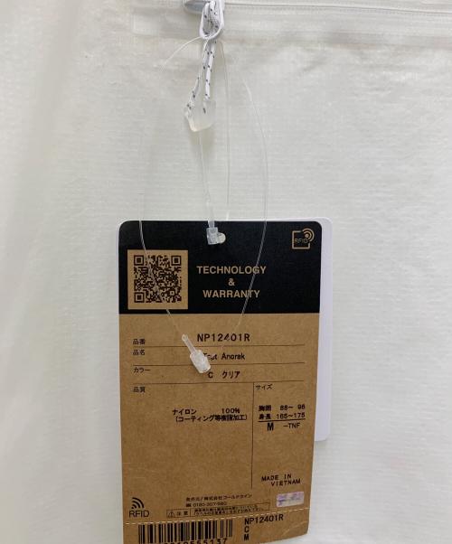 THE NORTH FACE（ザ ノース フェイス）THE NORTH FACE (ザ ノース フェイス) アノラックパーカー ホワイト サイズ:M 未使用品の古着・服飾アイテム