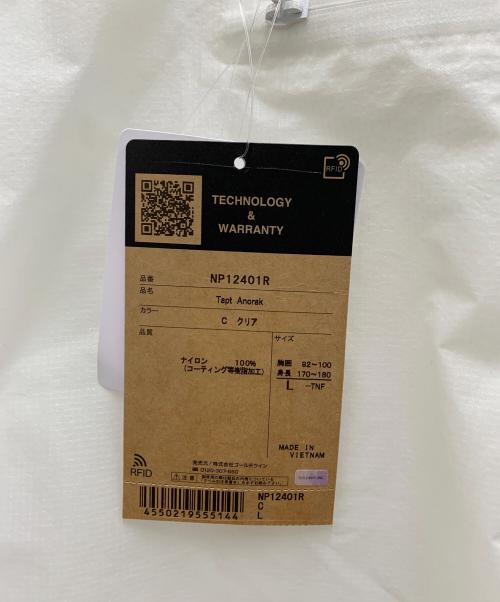 THE NORTH FACE（ザ ノース フェイス）THE NORTH FACE (ザ ノース フェイス) アノラックパーカー ホワイト サイズ:L 未使用品の古着・服飾アイテム