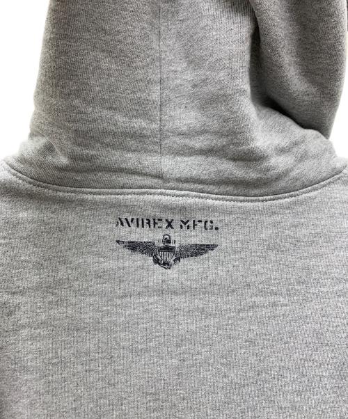 AVIREX（アヴィレックス）AVIREX (アヴィレックス) パーカー ライトグレー サイズ:XL 未使用品の古着・服飾アイテム