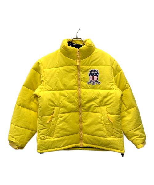 AVIREX（アヴィレックス）AVIREX (アヴィレックス) 中綿ジャケット イエロー サイズ:L 未使用品の古着・服飾アイテム