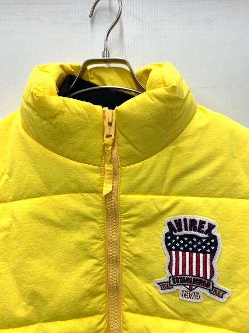 AVIREX（アヴィレックス）AVIREX (アヴィレックス) 中綿ジャケット イエロー サイズ:L 未使用品の古着・服飾アイテム