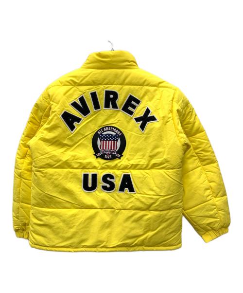 AVIREX（アヴィレックス）AVIREX (アヴィレックス) 中綿ジャケット イエロー サイズ:L 未使用品の古着・服飾アイテム