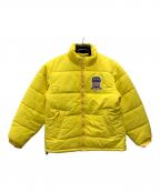 AVIREXアヴィレックス）の古着「中綿ジャケット」｜イエロー