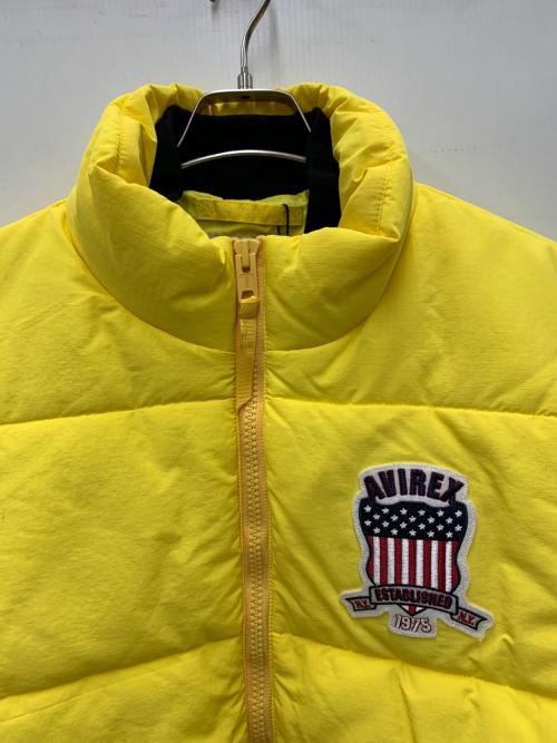 AVIREX（アヴィレックス）AVIREX (アヴィレックス) 中綿ジャケット イエロー サイズ:XL 未使用品の古着・服飾アイテム