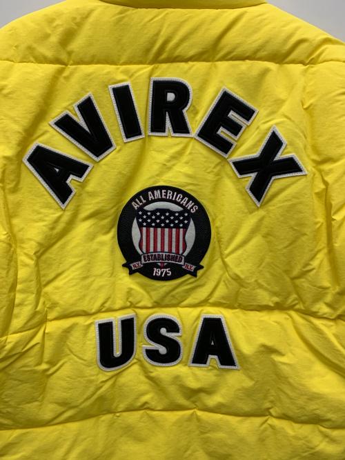 AVIREX（アヴィレックス）AVIREX (アヴィレックス) 中綿ジャケット イエロー サイズ:XL 未使用品の古着・服飾アイテム