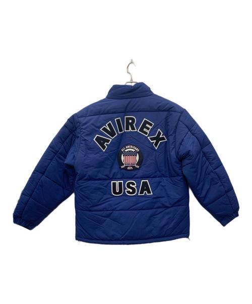 AVIREX（アヴィレックス）AVIREX (アヴィレックス) 中綿ジャケット ブルー サイズ:XL 未使用品の古着・服飾アイテム