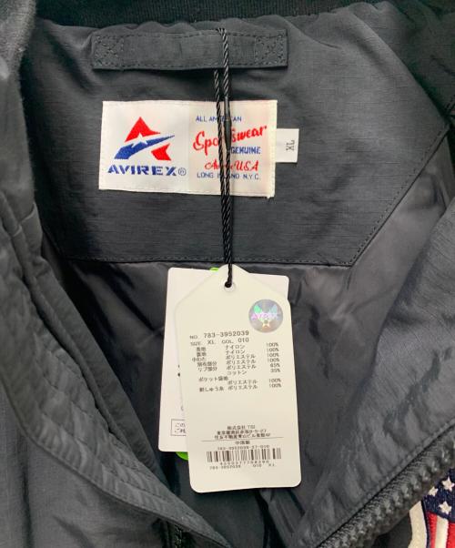 AVIREX（アヴィレックス）AVIREX (アヴィレックス) 中綿ジャケット ブラック サイズ:XL 未使用品の古着・服飾アイテム