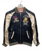 VANSON×Wacky Racesバンソン×ワッキーレース）の古着「スカジャン」｜ブラック