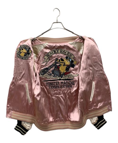 VANSON（バンソン）VANSON (バンソン) Wacky Races (ワッキーレース) スカジャン ブラック サイズ:Lの古着・服飾アイテム