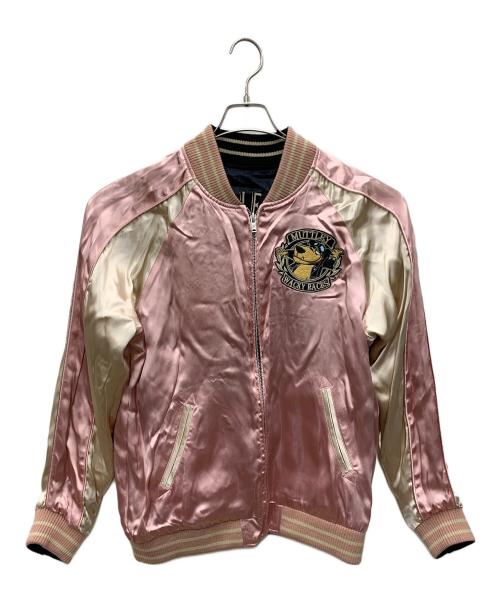 VANSON（バンソン）VANSON (バンソン) Wacky Races (ワッキーレース) スカジャン ブラック サイズ:Lの古着・服飾アイテム