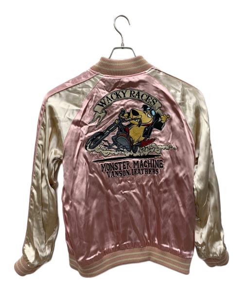 VANSON（バンソン）VANSON (バンソン) Wacky Races (ワッキーレース) スカジャン ブラック サイズ:Lの古着・服飾アイテム