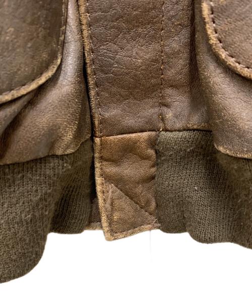 AVIREX（アヴィレックス）AVIREX (アヴィレックス) A-2レザージャケット ブラウン サイズ:Mの古着・服飾アイテム