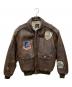 AVIREX（アヴィレックス）の古着「A-2レザージャケット」｜ブラウン