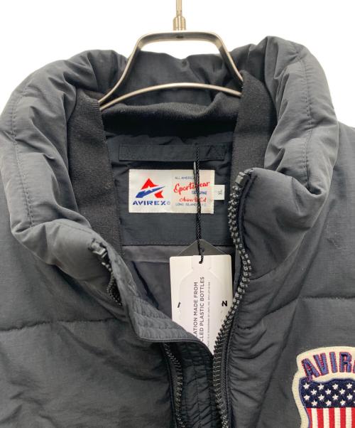 AVIREX（アヴィレックス）AVIREX (アヴィレックス) 中綿ジャケット ブラック サイズ:XL 未使用品の古着・服飾アイテム