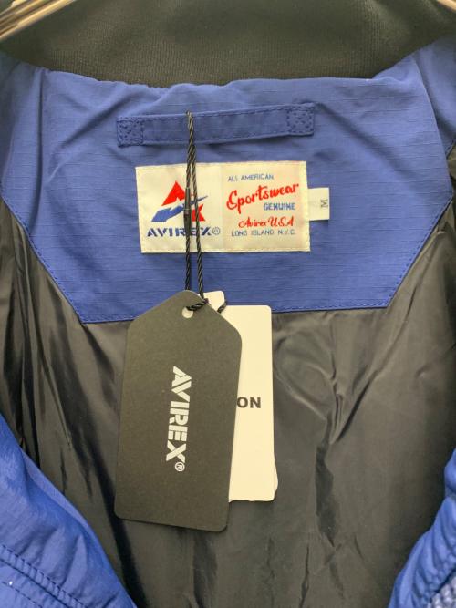 AVIREX（アヴィレックス）AVIREX (アヴィレックス) 中綿ジャケット ブルー サイズ:M 未使用品の古着・服飾アイテム