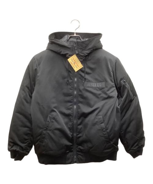 AVIREX（アヴィレックス）AVIREX (アヴィレックス) ミリタリージャケット ブラック サイズ:XL 未使用品の古着・服飾アイテム