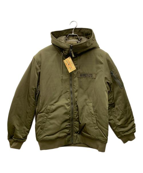 AVIREX（アヴィレックス）AVIREX (アヴィレックス) ミリタリージャケット オリーブ サイズ:XL 未使用品の古着・服飾アイテム