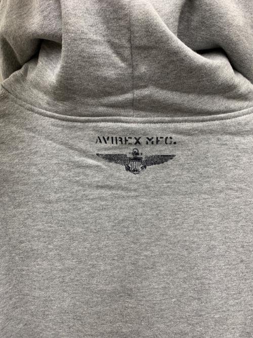 AVIREX（アヴィレックス）AVIREX (アヴィレックス) パーカー ライトグレー サイズ:XL 未使用品の古着・服飾アイテム