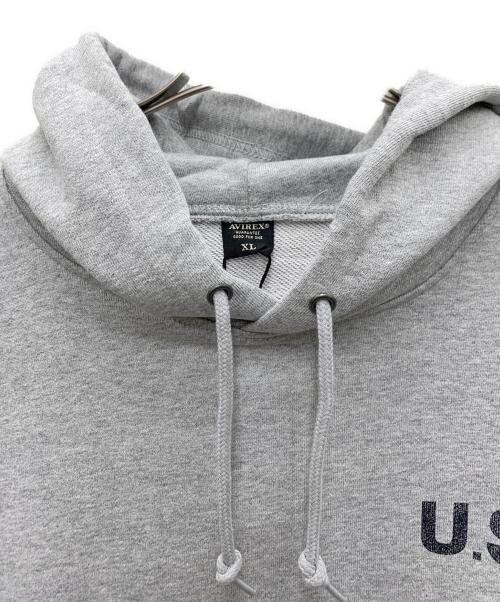 AVIREX（アヴィレックス）AVIREX (アヴィレックス) パーカー ライトグレー サイズ:XL 未使用品の古着・服飾アイテム