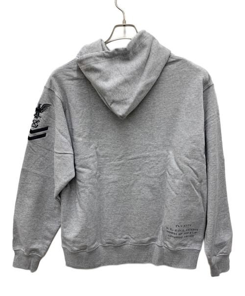 AVIREX（アヴィレックス）AVIREX (アヴィレックス) パーカー ライトグレー サイズ:XL 未使用品の古着・服飾アイテム