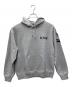 AVIREX（アヴィレックス）の古着「パーカー」｜ライトグレー