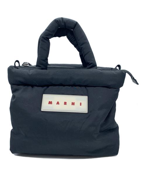 MARNI（マルニ）MARNI (マルニ) パフトートバッグ ブラックの古着・服飾アイテム