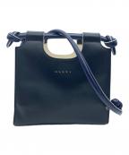 MARNIマルニ）の古着「ショルダーバッグ」｜ネイビー