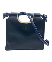 MARNI（マルニ）の古着「ショルダーバッグ」｜ネイビー