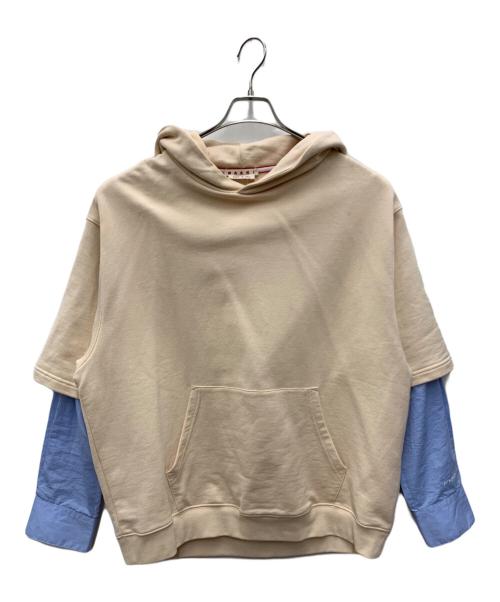 MARNI（マルニ）MARNI (マルニ) シャツレイヤードプルオーバー ベージュ サイズ:48の古着・服飾アイテム