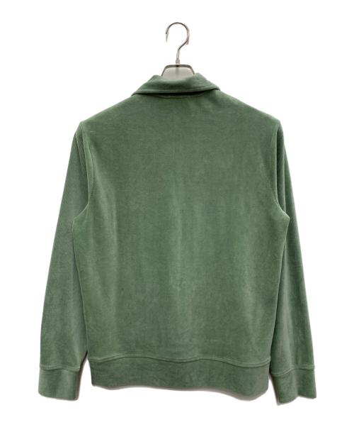 POLO RALPH LAUREN（ポロ・ラルフローレン）POLO RALPH LAUREN (ポロ・ラルフローレン) ハーフジップスウェット グリーン サイズ:Mの古着・服飾アイテム