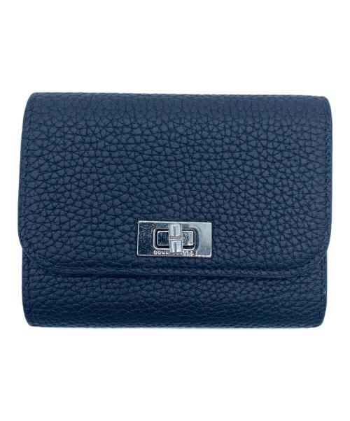 bonaventura（ボナベンチュラ）BONAVENTURA (ボナベンチュラ) 3つ折り財布 ブラックの古着・服飾アイテム