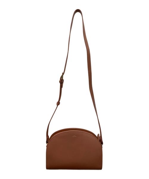 A.P.C.（アーペーセー）A.P.C. (アーペーセー) ハーフムーンバッグ ベージュの古着・服飾アイテム