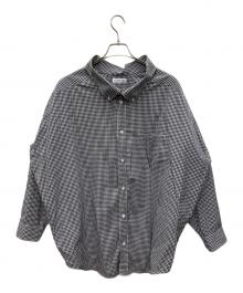 BALENCIAGA（バレンシアガ）の古着「長袖シャツ」｜ブラック×ホワイト